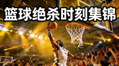 篮球绝杀时刻集锦视频封面 - 球员扣篮瞬间